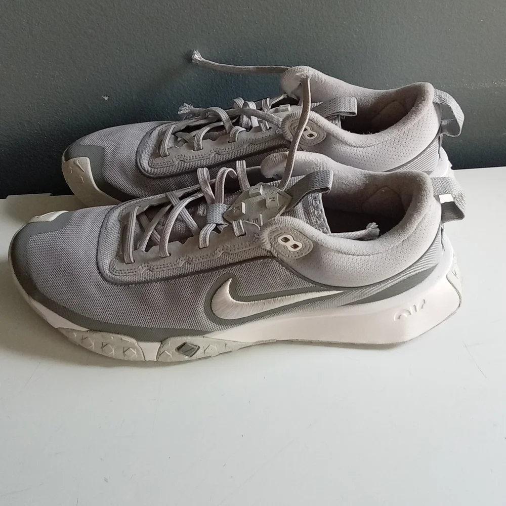 Nike Force Zoom Trout 7 Turf Baseball Shoes Grey White CQ7224-002‎ Mens